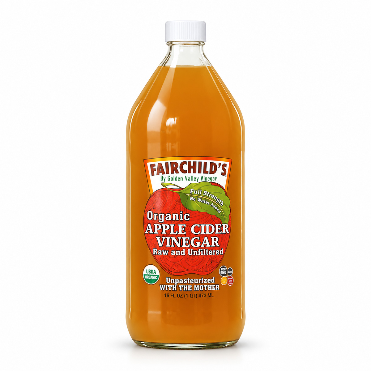 Vinagre-de-manzana-Fairchild's Vinagre de Sidra de Manzana Fairchild's - Imagen 1