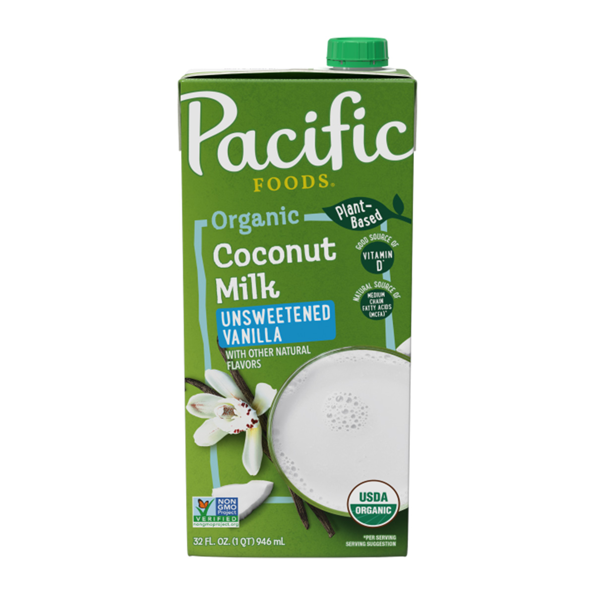 bebida-de-coco-vainilla-sin-azucar-pacific-foods Bebida vegetal de coco vainilla sin azúcar Pacific Foods - Imagen 1