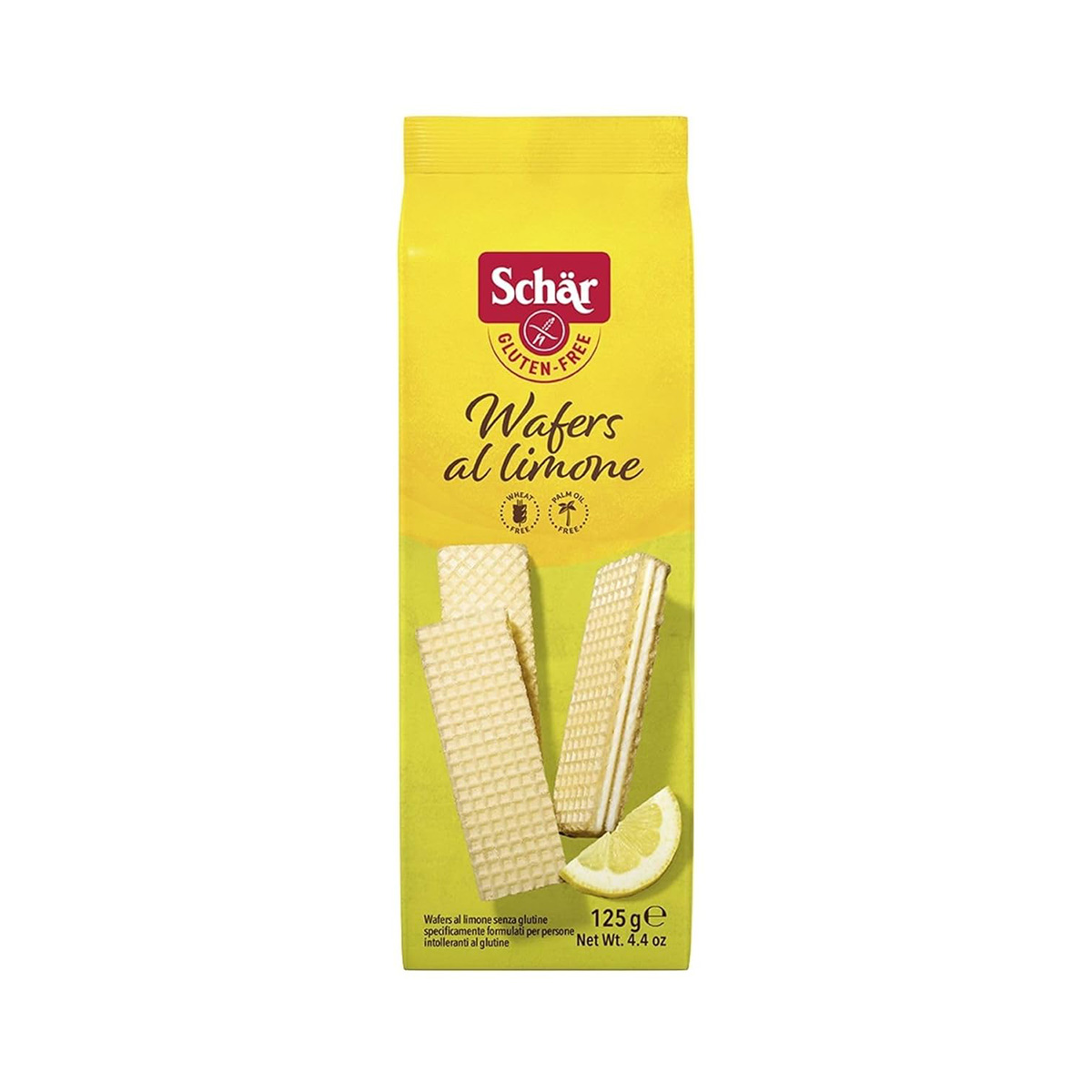 Wafer-al-limone-Schar Wafers al Limone libre de gluten Schar 125g - Imagen 1