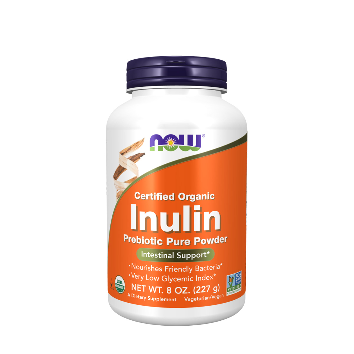 Inulina-en-polvo-Now-227gr Inulina de agave azul Now 227g - Imagen 1